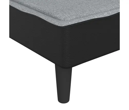 Atpūtas Zvilnis, Gaiši Pelēks Audums Vidaxl