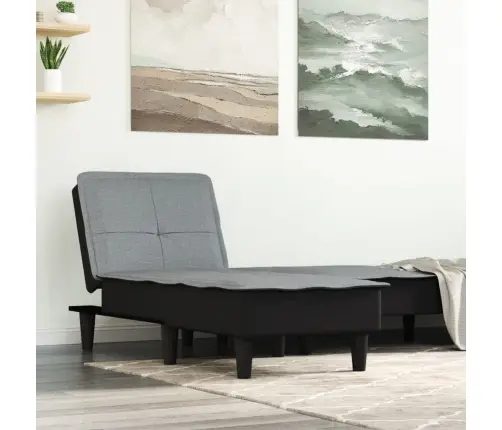 Atpūtas Zvilnis, Gaiši Pelēks Audums Vidaxl