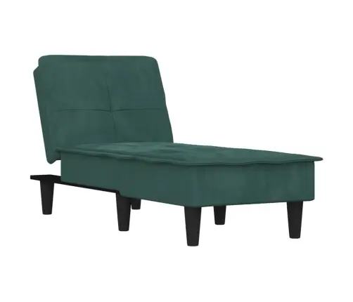 Atpūtas Zvilnis, Tumši Zaļš Samts Vidaxl