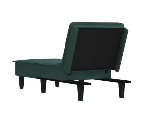 Atpūtas Zvilnis, Tumši Zaļš Samts Vidaxl