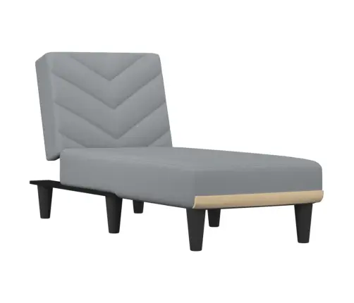 Atpūtas Zvilnis, Gaiši Pelēks Audums Vidaxl