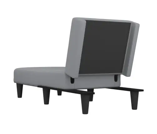 Atpūtas Zvilnis, Gaiši Pelēks Audums Vidaxl