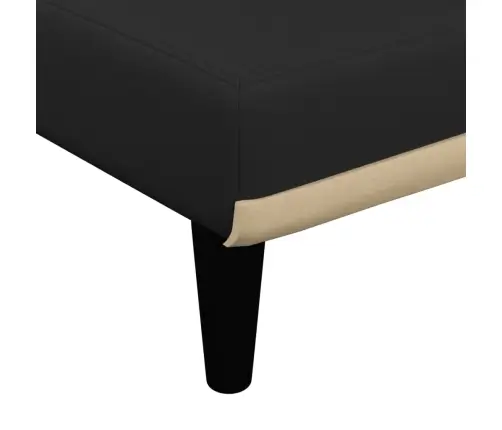 Atpūtas Zvilnis, Melns Audums Vidaxl