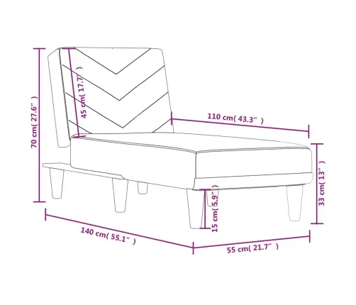 Atpūtas Zvilnis, Melns Audums Vidaxl