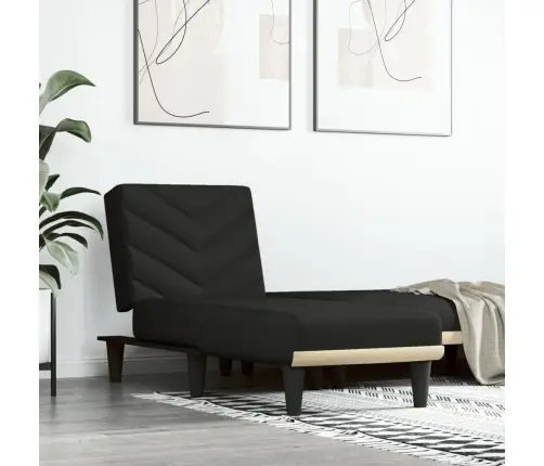 Atpūtas Zvilnis, Melns Audums Vidaxl