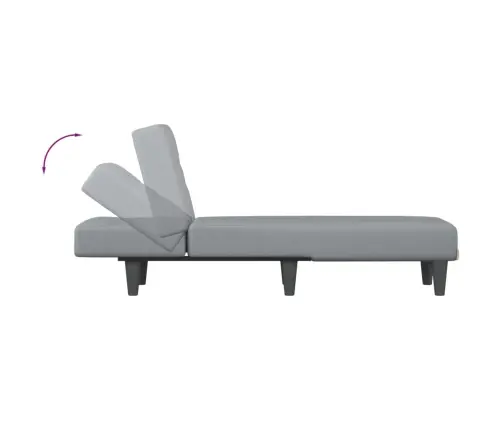 Atpūtas Zvilnis, Gaiši Pelēks Audums Vidaxl