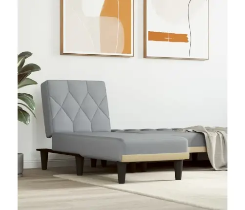 Atpūtas Zvilnis, Gaiši Pelēks Audums Vidaxl