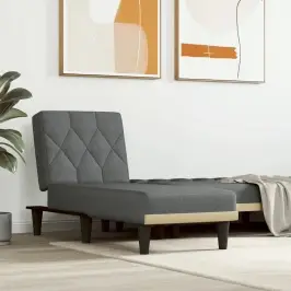 Atpūtas Zvilnis, Tumši Pelēks Audums Vidaxl