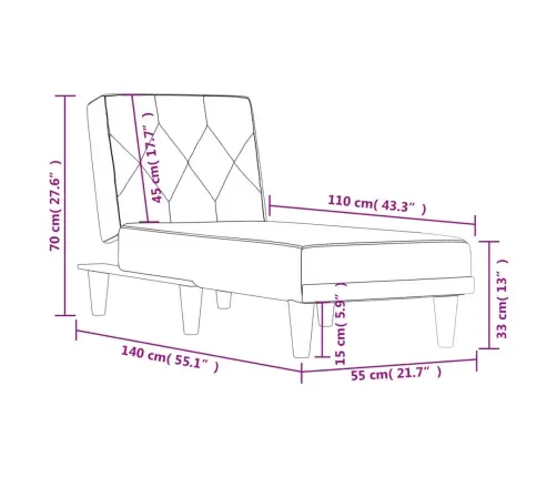 Atpūtas Zvilnis, Melns Samts Vidaxl
