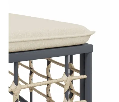 Sodo Komplektas Su Pagalvėmis, 5 Dalių, Antracito, Poliratanas