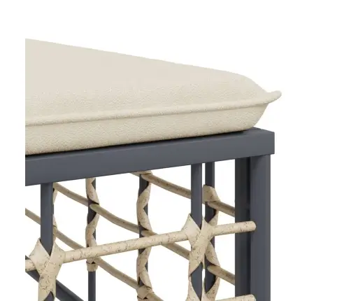 Sodo Komplektas Su Pagalvėmis, 6 Dalių, Antracito, Poliratanas