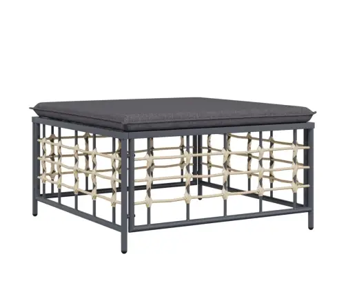 4-Daļīgs Dārza Mēbeļu Komplekts Ar Matračiem, Pe Rotangpalma Vidaxl