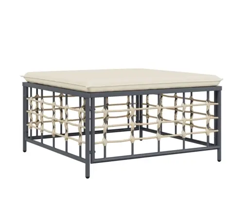 4-Daļīgs Dārza Mēbeļu Komplekts Ar Matračiem, Pe Rotangpalma Vidaxl