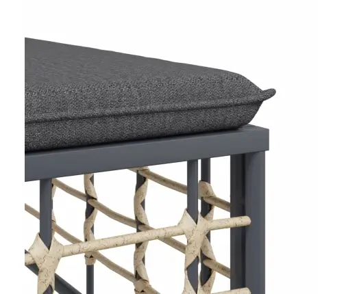 Sodo Komplektas Su Pagalvėmis, 6 Dalių, Antracito, Poliratanas