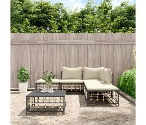 6-Daļīgs Dārza Mēbeļu Komplekts Ar Matračiem, Pe Rotangpalma Vidaxl 6-Daļīgs Dārza Mēbeļu Komplekts Ar Matračiem, Pe Rotangpalma Vidaxl