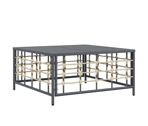 Sodo Komplektas Su Pagalvėmis, 8 Dalių, Antracito, Poliratanas