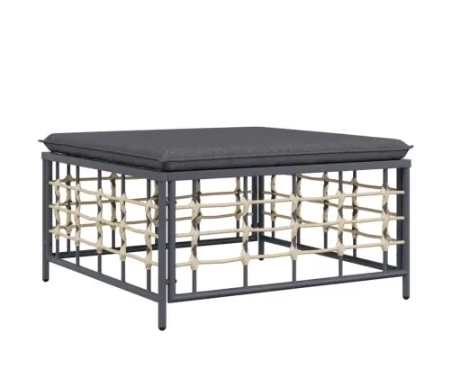 7-Daļīgs Dārza Mēbeļu Komplekts Ar Matračiem, Pe Rotangpalma Vidaxl