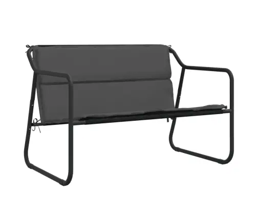 4-Daļīgs Dārza Atpūtas Mēbeļu Komplekts Ar Matračiem, Tērauds Vidaxl