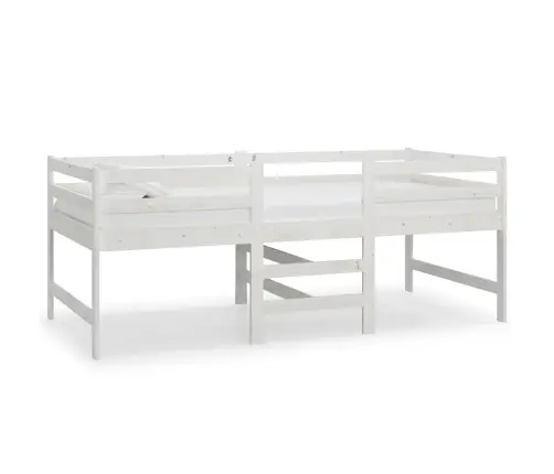 Lovos Rėmas Be Čiužinio, Baltas, 90X200cm Pušies Masyvas