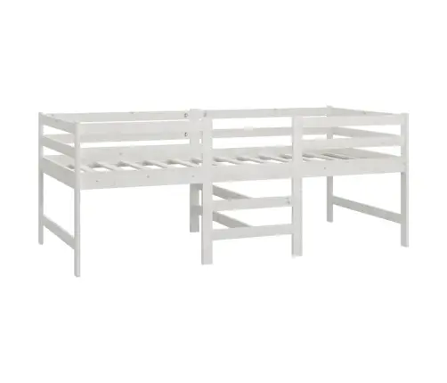 Lovos Rėmas Be Čiužinio, Baltas, 90X200cm Pušies Masyvas