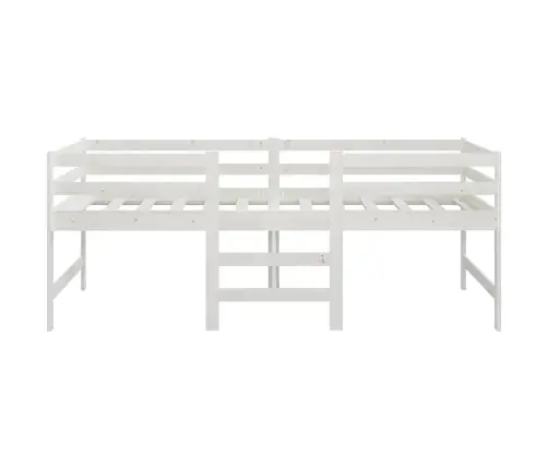 Lovos Rėmas Be Čiužinio, Baltas, 90X200cm Pušies Masyvas