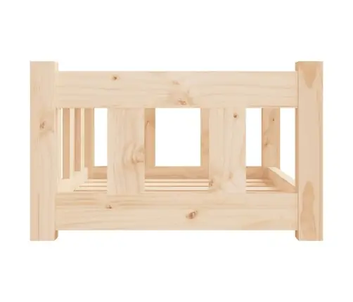 Suņu Gulta, 55,5X45,5X28 Cm, Priedes Masīvkoks Vidaxl