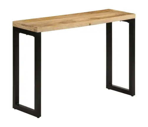 Konsoollaud, 110 X 35 X 76 cm Töötlemata Mangopuit Konsoollaud, 110 X 35 X 76 cm Töötlemata Mangopuit