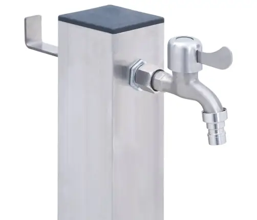 Vandens Kolonėlė Sodui, 40cm Nerūdijantis Plienas, Kvadratinė