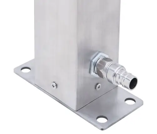 Vandens Kolonėlė Sodui, 40cm Nerūdijantis Plienas, Kvadratinė