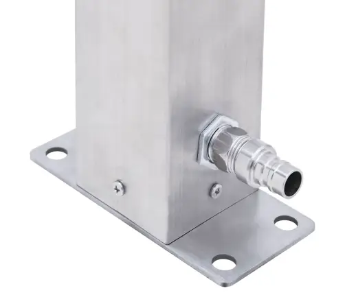 Dārza Ūdens Kolonna, 60 Cm, Nerūsējošs Tērauds, Kvadrāta Vidaxl