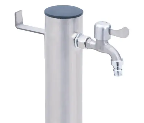 Dārza Ūdens Kolonna, 40 Cm, Nerūsējošs Tērauds, Apaļa Vidaxl