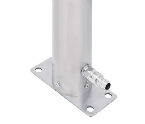 Dārza Ūdens Kolonna, 80 Cm, Nerūsējošs Tērauds, Apaļa Vidaxl