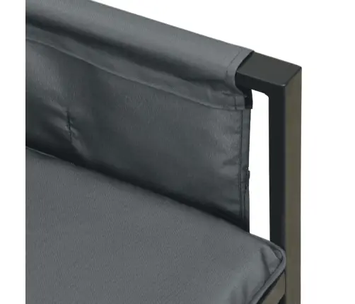 2-Osaline Aiamööbli Komplekt, Antratsiithall, Teras