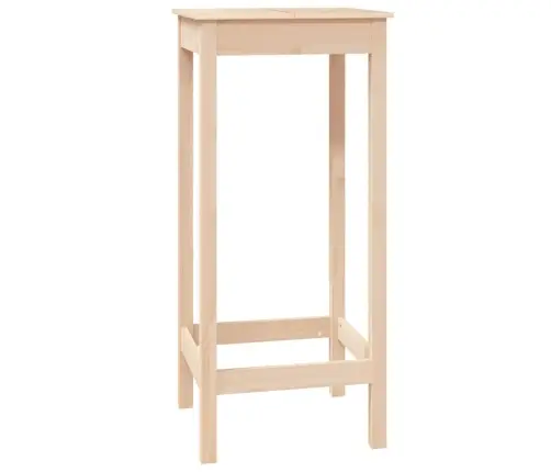 Bāra Galds, 50X50X110 Cm, Priedes Masīvkoks Vidaxl