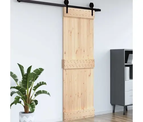 Durys Narvik, 85X210cm Pušies Medienos Masyvas