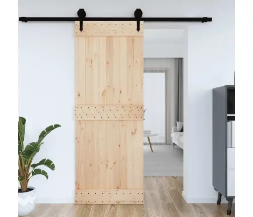 Durys Narvik, 85X210cm Pušies Medienos Masyvas