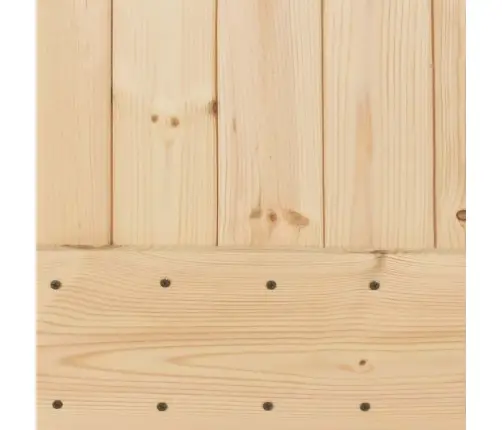 Durvis Narvik, 95X210 Cm, Priedes Masīvkoks Vidaxl