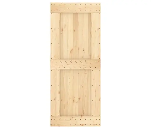 Durvis Narvik, 85X210 Cm, Priedes Masīvkoks Vidaxl