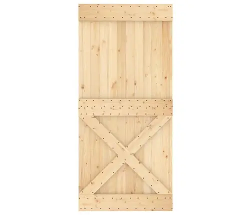 Durvis Narvik, 95X210 Cm, Priedes Masīvkoks Vidaxl