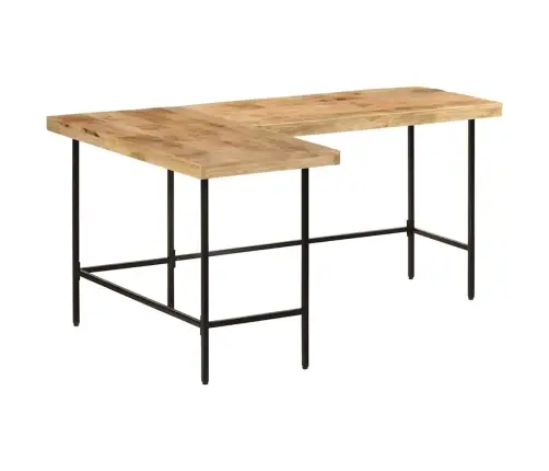 Rakstāmgalds, 165X110X77 Cm, Mango Masīvkoks, Dzelzs Vidaxl