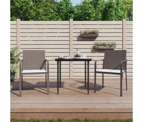 3-Daļīgs Dārza Mēbeļu Komplekts, Matrači, Pe Rotangpalma Vidaxl