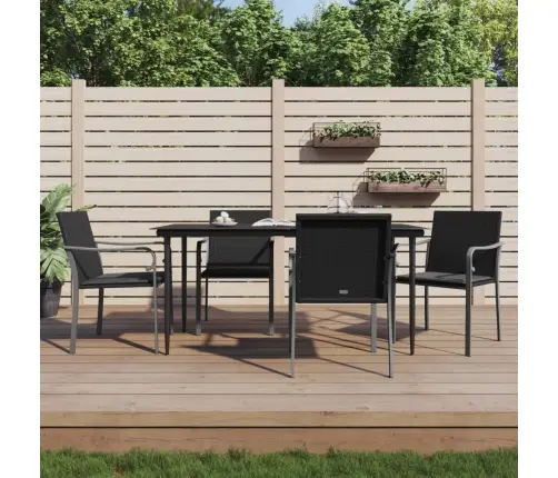 5-Daļīgs Dārza Mēbeļu Komplekts Ar Matračiem, Pe Rotangpalma Vidaxl