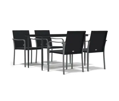 Sodo Komplektas Su Pagalvėlėmis, 5 Dalių, Poliratanas/Plienas