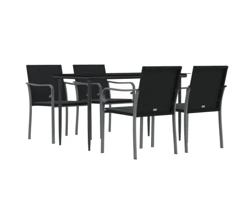 Sodo Komplektas Su Pagalvėlėmis, 5 Dalių, Poliratanas/Plienas