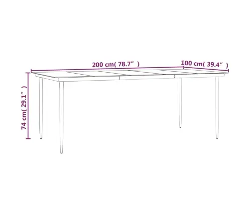 Sodo Komplektas Su Pagalvėlėmis, 7 Dalių, Poliratanas/Plienas