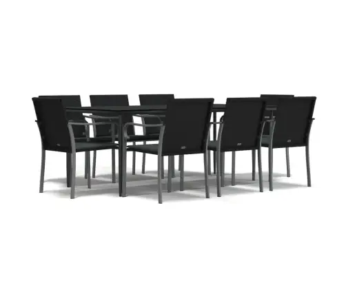 9-Daļīgs Dārza Mēbeļu Komplekts Ar Matračiem, Pe Rotangpalma Vidaxl