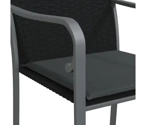 3-Osaline Aia Söögimööbli Komplekt Istmepatjadega, Rotang/Teras