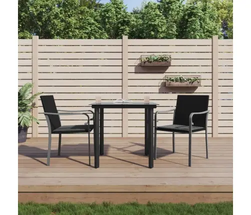 3-Osaline Aia Söögimööbli Komplekt Istmepatjadega, Rotang/Teras