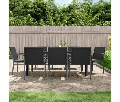 9-Daļīgs Dārza Mēbeļu Komplekts Ar Matračiem, Pe Rotangpalma Vidaxl