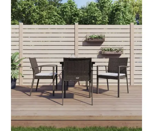 5-Osaline Aia Söögimööbli Komplekt Istmepatjadega, Rotang/Teras